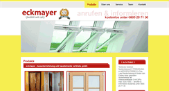 Desktop Screenshot of eckmayer.at